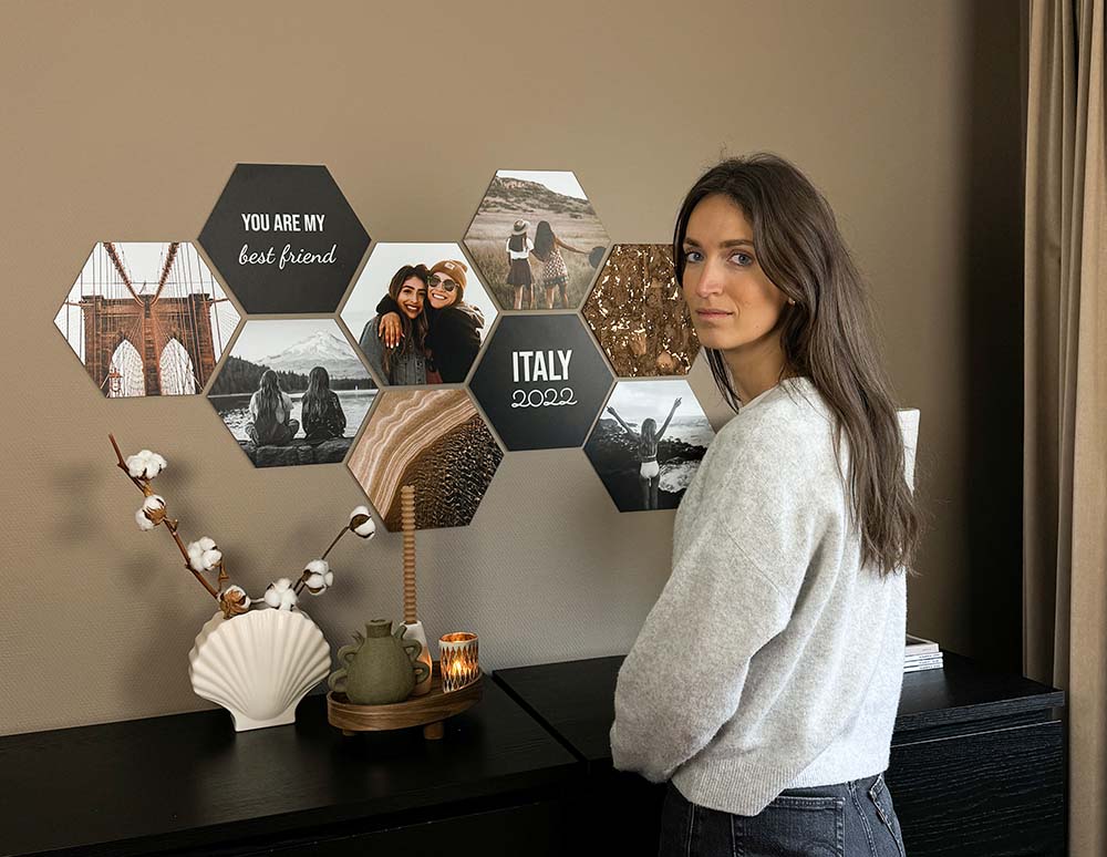 Wanddeocratie idee: vakantie momenten