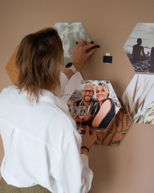 Hanging photos without drilling