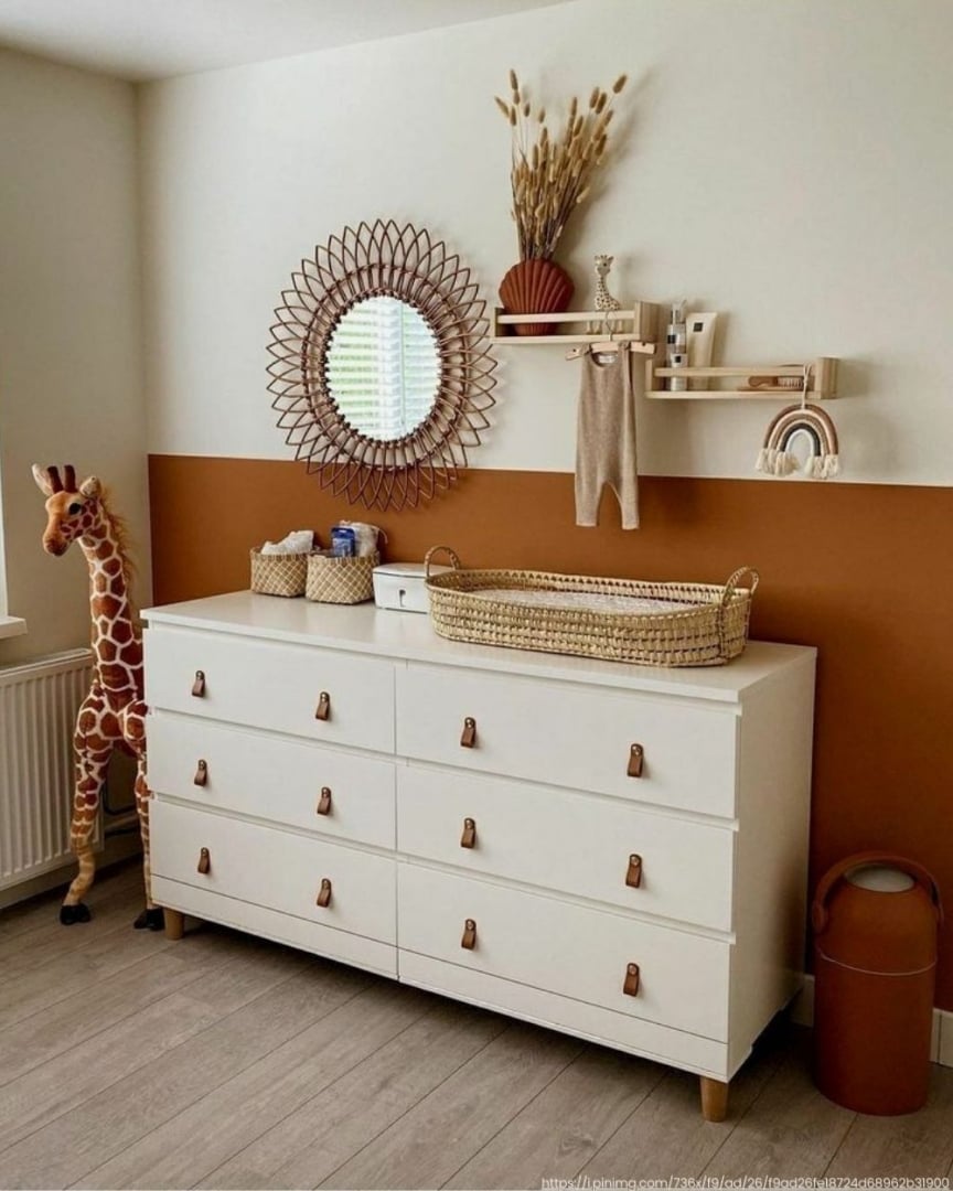 Idées peinture mur chambre bébé​