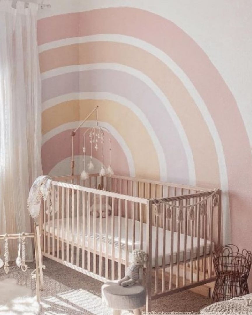 Wandgestaltung im Babyzimmer​